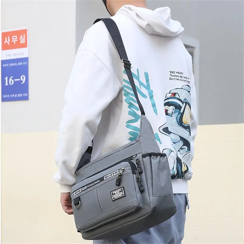 2023 Men\'s Messenger Bag Crossbody Shoulder Bags Men Small Sling Pack For Work Business Waterproof Oxford Packs Satchel Purse