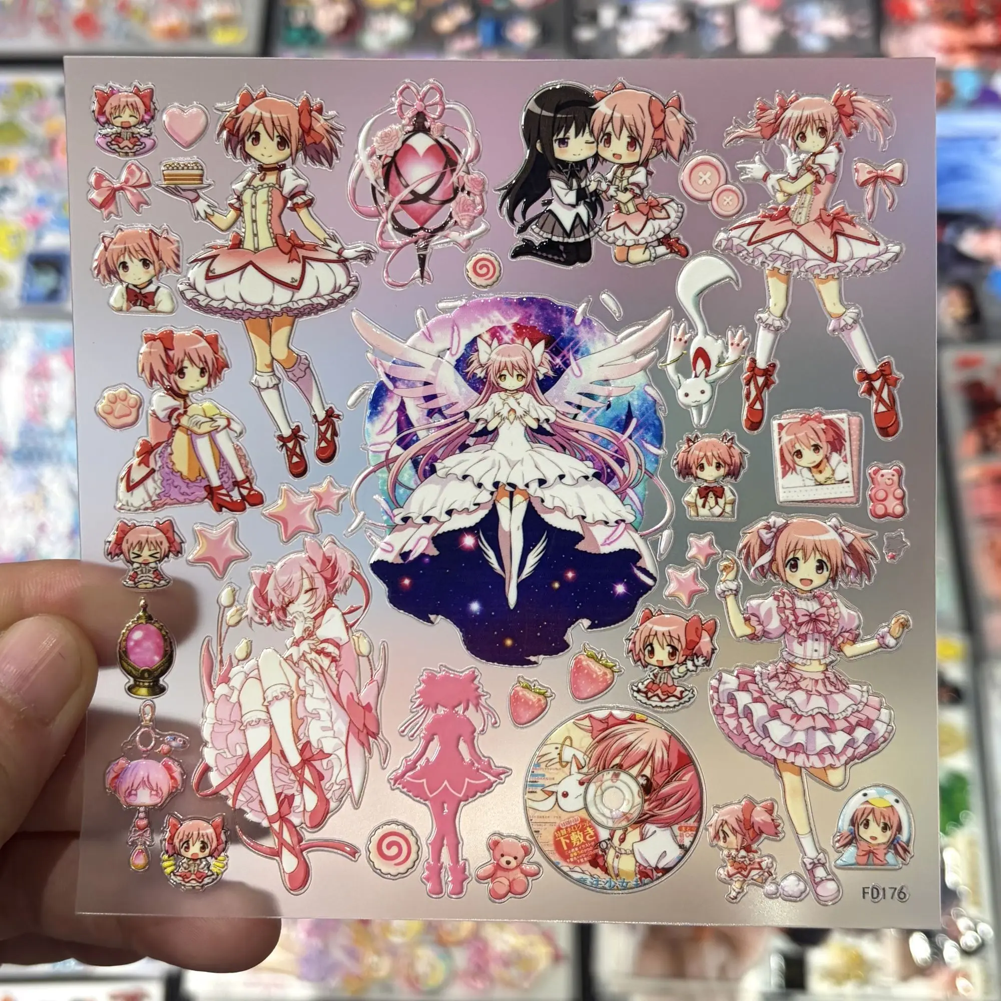 adesivo-em-relevo-puella-magi-madoka-magica-kaname-madoka-akemi-homura-adesivo-de-anime-a-prova-d'Agua-presente-fofo-de-papelaria-para-estudantes