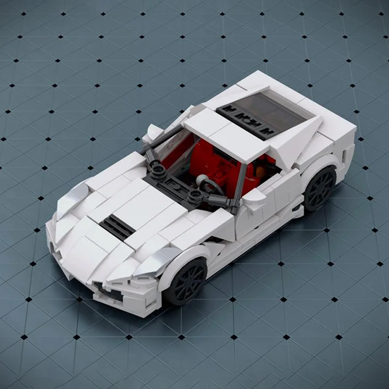 329 قطعة MOC شيفروليه كورفيت ستينغراي نموذج بناء هدايا عيد الميلاد كتل لعبة العمارة تجميع لتقوم بها بنفسك عيد ميلاد الإبداعية #2
