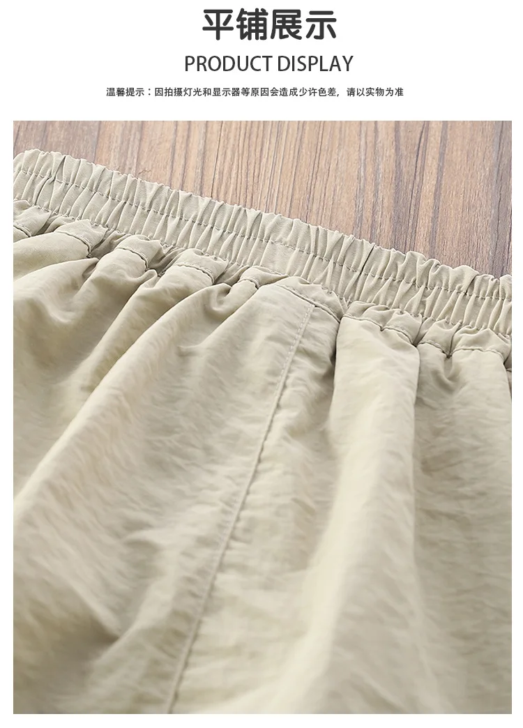 2026 Sommer Teenager Kinder Schnelltrocknende Shorts mit Hundestickerei Leichte Atmungsaktive Elastische Taille Freizeitshorts für Jungen Mädchen 4-14 Jahre – Detail 7