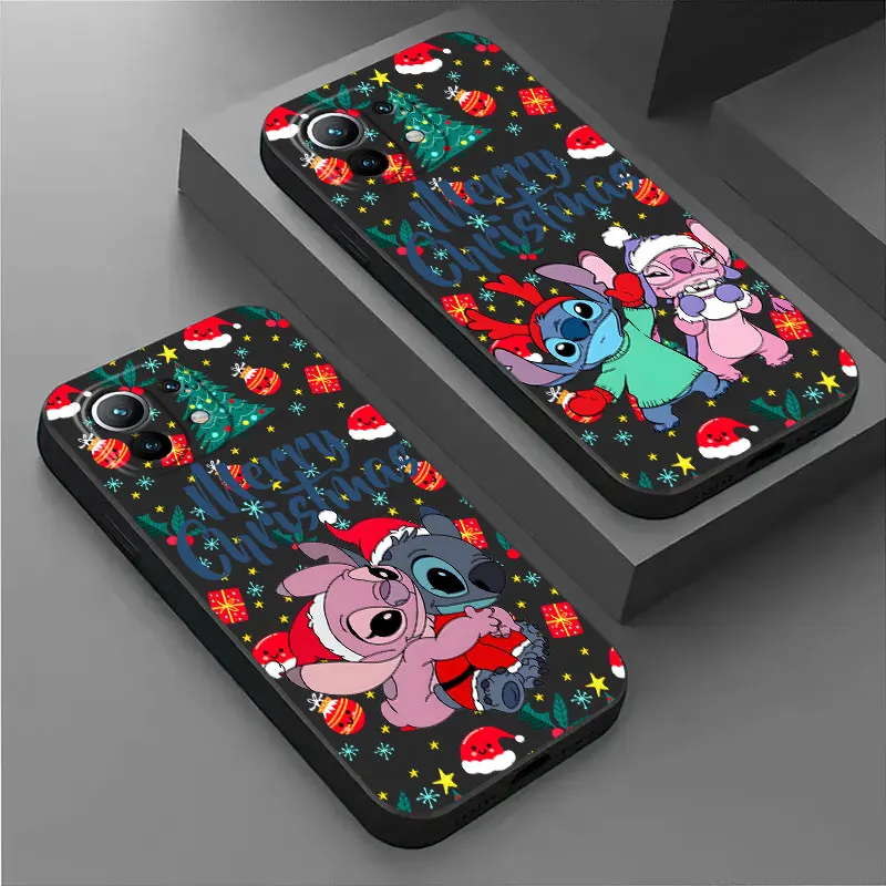 

Lilo And Stichs Merry Christmas Phone Case For Xiaomi 15T 14T Pro 13T Mi 11T 10T 15 Ultra Poco X7 F7 M7 Pro X3 X5 X6 M5 F6 Cover