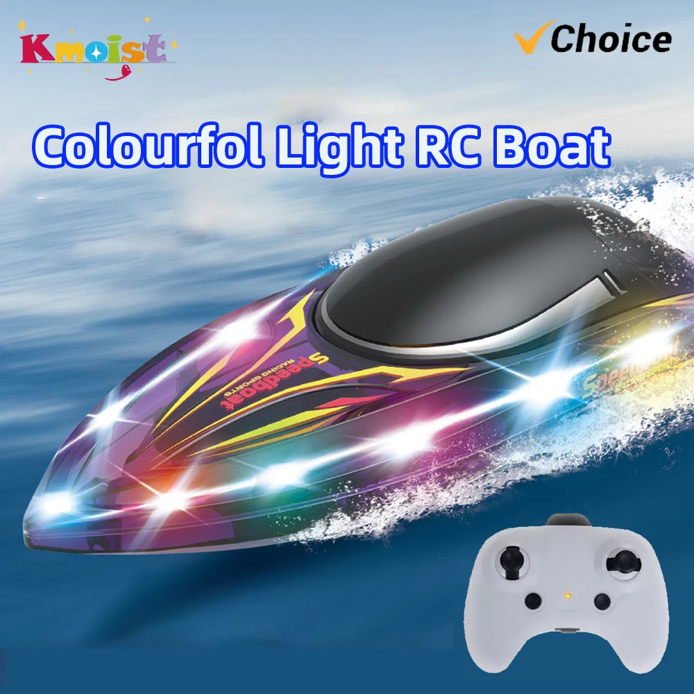 JJRC 2.4G Rc Boats Toy Electric High Speed Remote Control Boat In Pool Waterproof Rc Racing Boats Ships Toys For Boys Kids Gifts