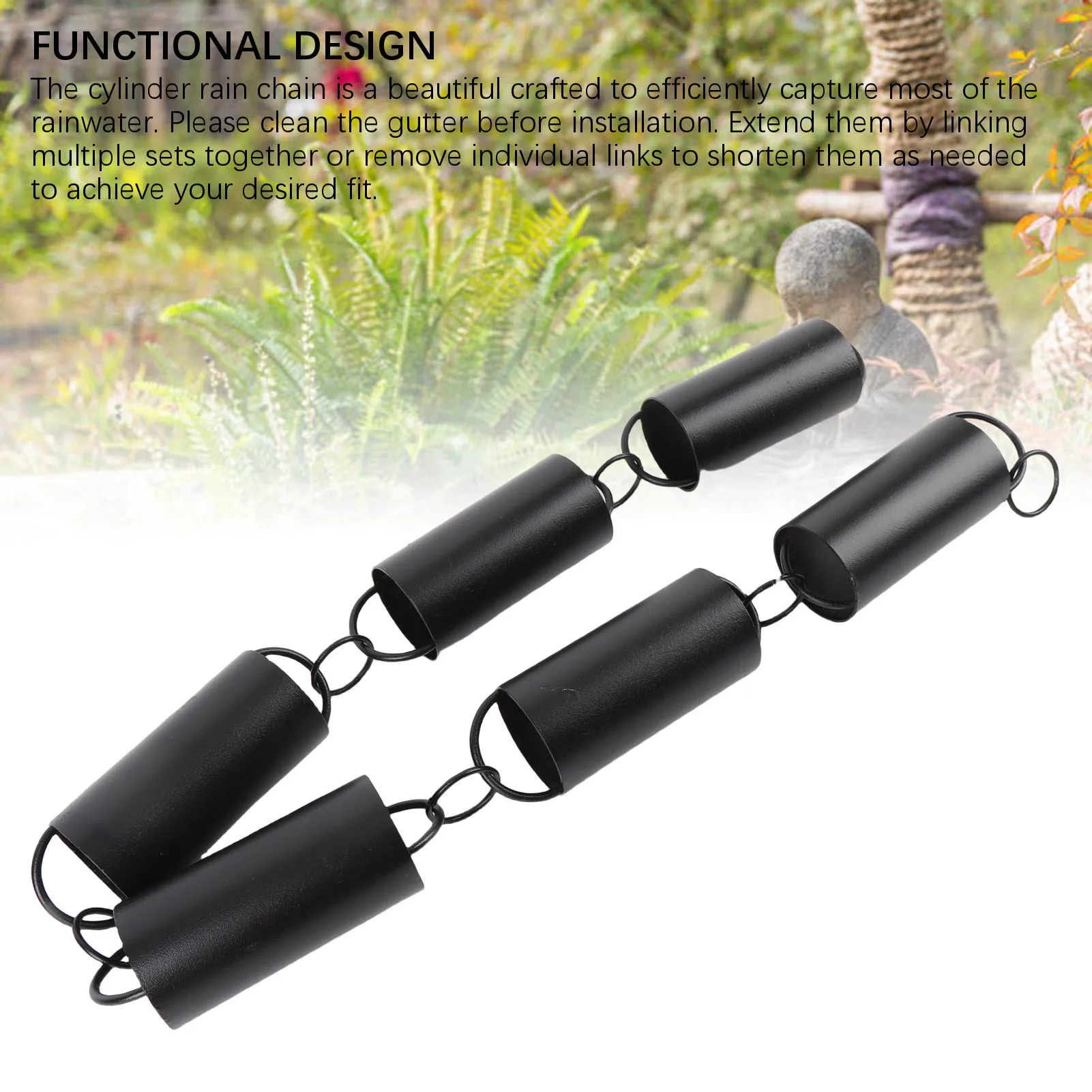 

Декоративная цепь-дождевик из алюминиевого сплава, 39,4 дюйма, для водосточных желобов и водосточных труб