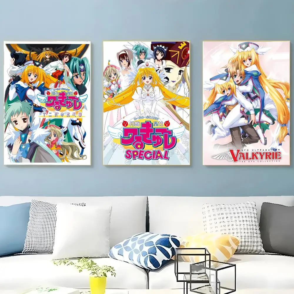 Cosmic Romantic U-Ufo Princess Valkyrie Poster Modern Home Interior Decorative Art & Stylish Room Decor