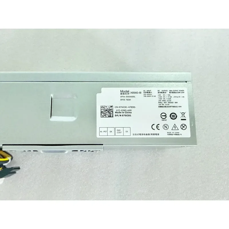 New H250AD-00 Power Supply for Dell OptiPlex Desktop PC Replacement PSU Adapter Compatible with Multiple Models High Quality
