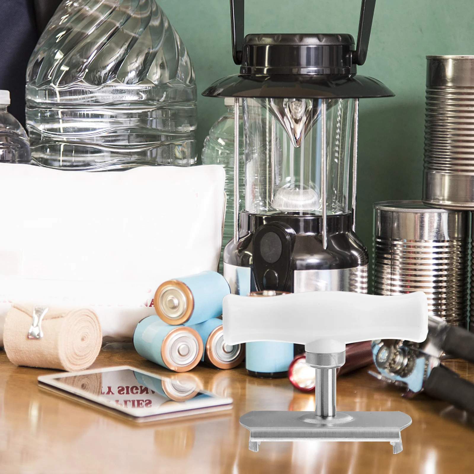 

1Pcs Stainless Steel Jar Opener Non-Slip Handle Can Lid Lifter Kitchen Gadget for Home Restaurant Hotel