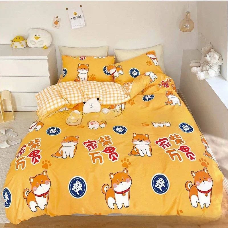 

Pure Cotton Bedding Fabric Children's Baby Cartoon Duvet Cover Slanted Cotton Fabric 235 Meters Wide Clothing Material