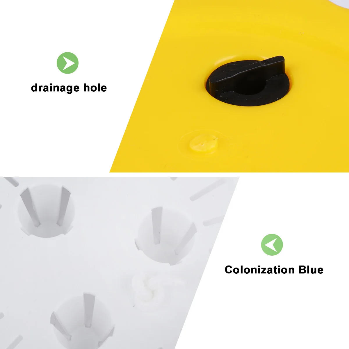 

1Pcs Hanging Basket Flower Pot Automatic Water Absorption Plastic Planter for Indoor Home Decor Breathable Design with Water