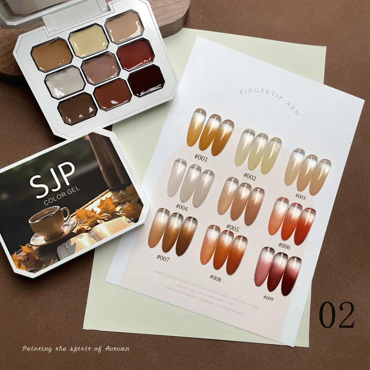 Cola para esmalte de cor sólida, 9 grades, cola para pintura colorida, alta saturação, gradiente grosso, criação de arte em unhas, 1 peça