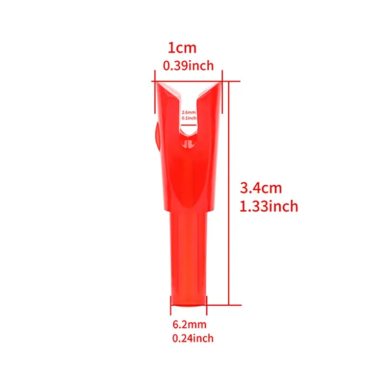 Nock para flecha 6,2 mm – recurve, compuesto y caza - imagen 4