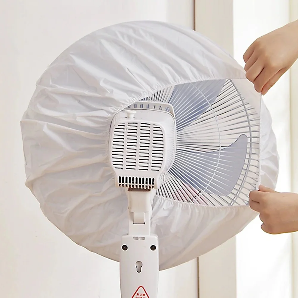 1PC Dustproof Fan Cover Easy Install All Season Protector For Floor Fan Space Heater Home Office Large Appliance Accessory view 4