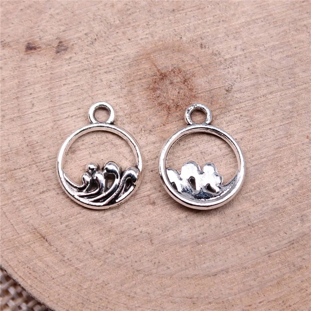 

Kawaii Wave Swirl Charms Pendant Men'S Jewellery Massive Materials