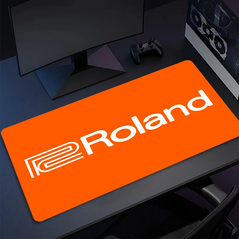 Gaming Pc Accessories Roland Mousepad Gamer Deskmat Keyboard Pad Non-slip Mat Mausepad Mouse Mats Cabinet Mause Laptops Pads Xxl