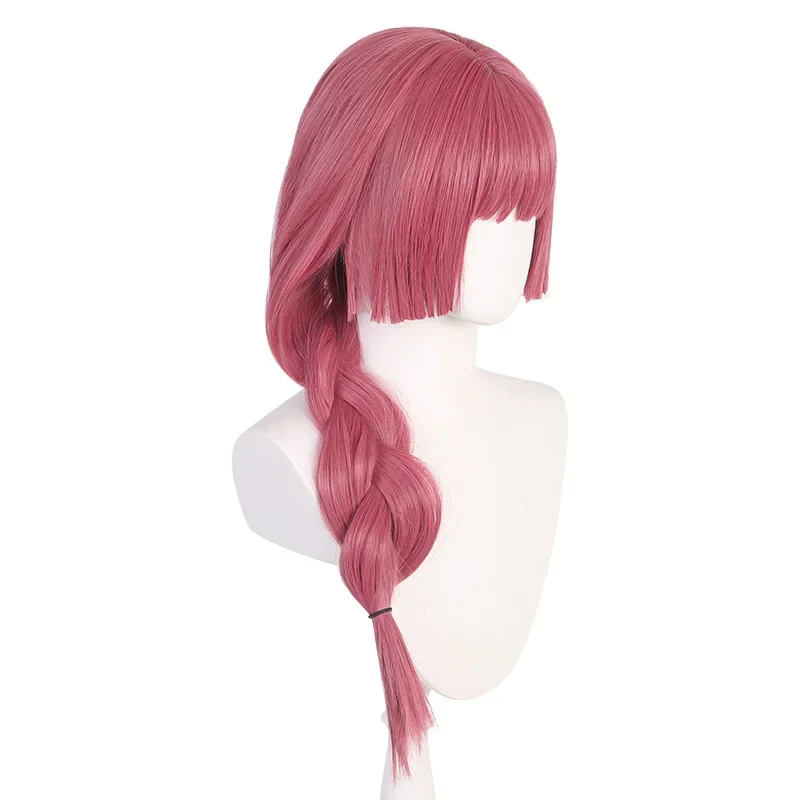 Anime Hiroi Kikuri Cosplay Wig Bocchi The Rock! High Quality Long Braid Rose Pink Heat Resistant Women Rock Wigs