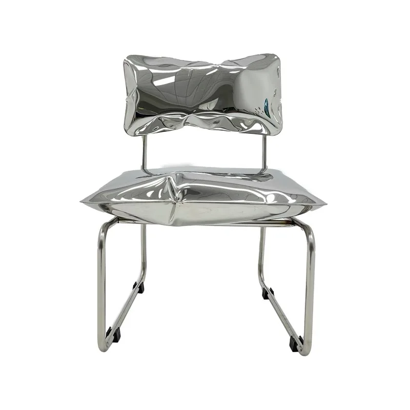 

Stainless steel armchair living room hotel outdoor sofa chair casual style furniture