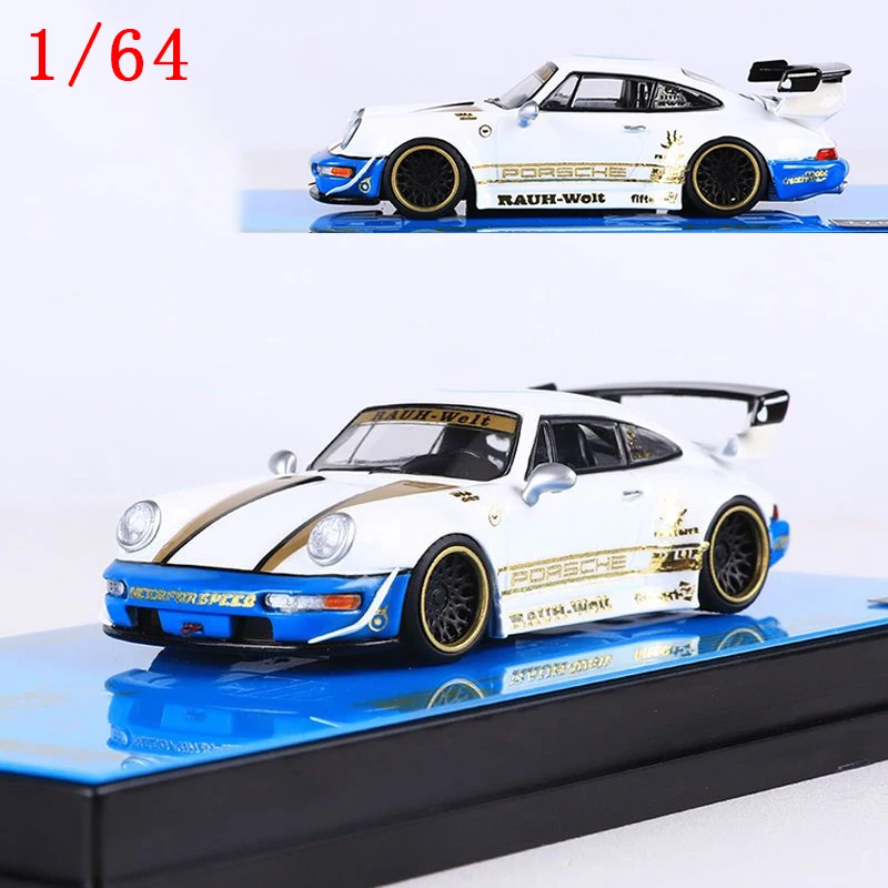 

Литая под давлением модель автомобиля Porsche RWB 944, размер 1/64, нужна модель автомобиля из сплава Speed Porsche, игрушки для мальчиков, дисплей, хобби, оригинальная коробка