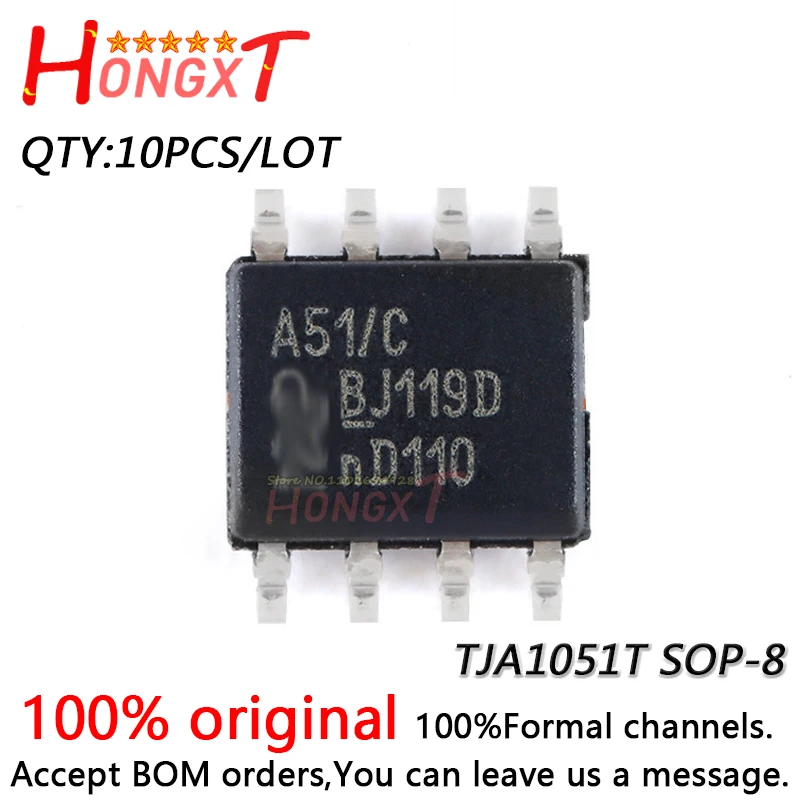 

10PCS 100% NEW TJA1051T SOP-8.Chipset