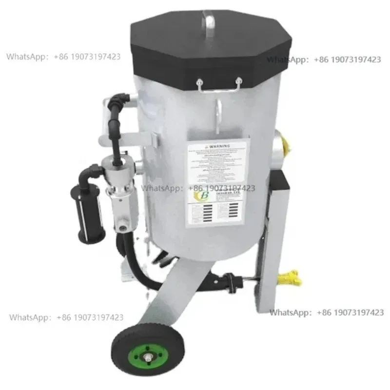 Portable Sandblast Machine Movable Sandblasting Pot Industrial Sandblasting Equipment for Sale