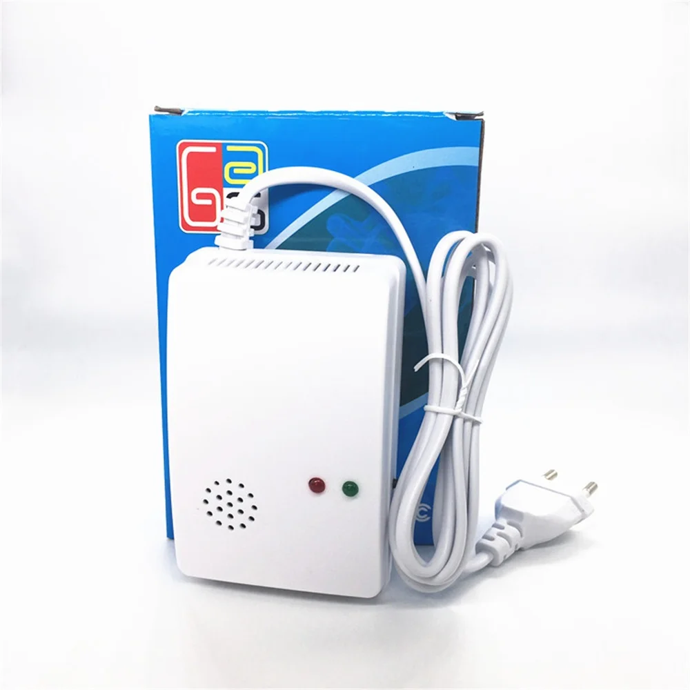 1/2 Stuks Onafhankelijke Koolmonoxide Detector Beveiliging Brandbaar Gas Lekkage Sensor Lpg Propaan Alarm Sensor Gas Lek Detector