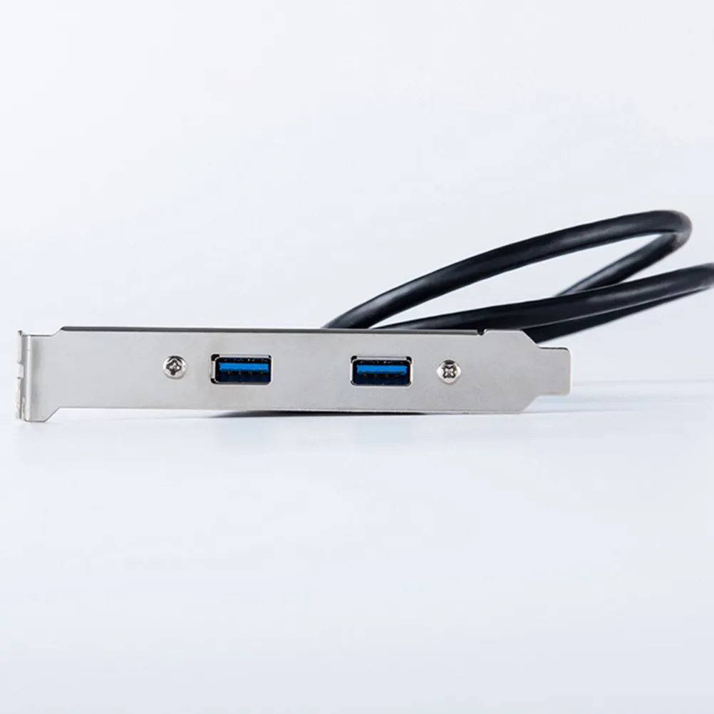 Expansion Rear Panel Header Bracket 20Pin Header Adapter Dual USB 3.0pcsi Slot High Speed Connection Computer Accessory