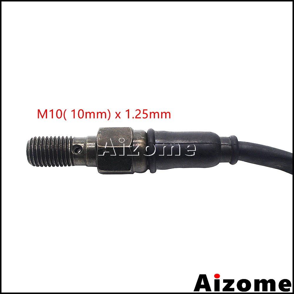 نظام ضغط الفرامل الهيدروليكية مفتاح الإضاءة مسمار بانجو كاليبرز اسطوانة مفتاح المضخة لهوندا كاواساكي ياماها M10 * 1.25 مللي متر