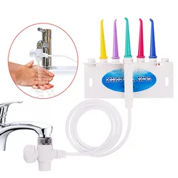 New Faucet Oral Irrigator Portable Teeth Cleaner Dental Water Flosser Pressure Adjustable Water Pick Jet Flossing