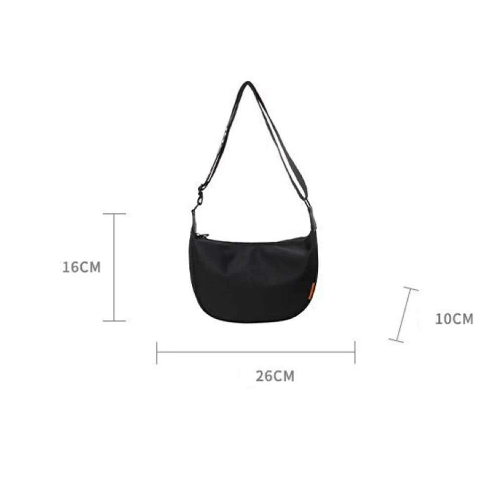 2024 New Fashion Simple Crossbody Bag Wide Shoulder Strap Design Single Shoulder Bag Original Style Commuting Dumpling Women Bag