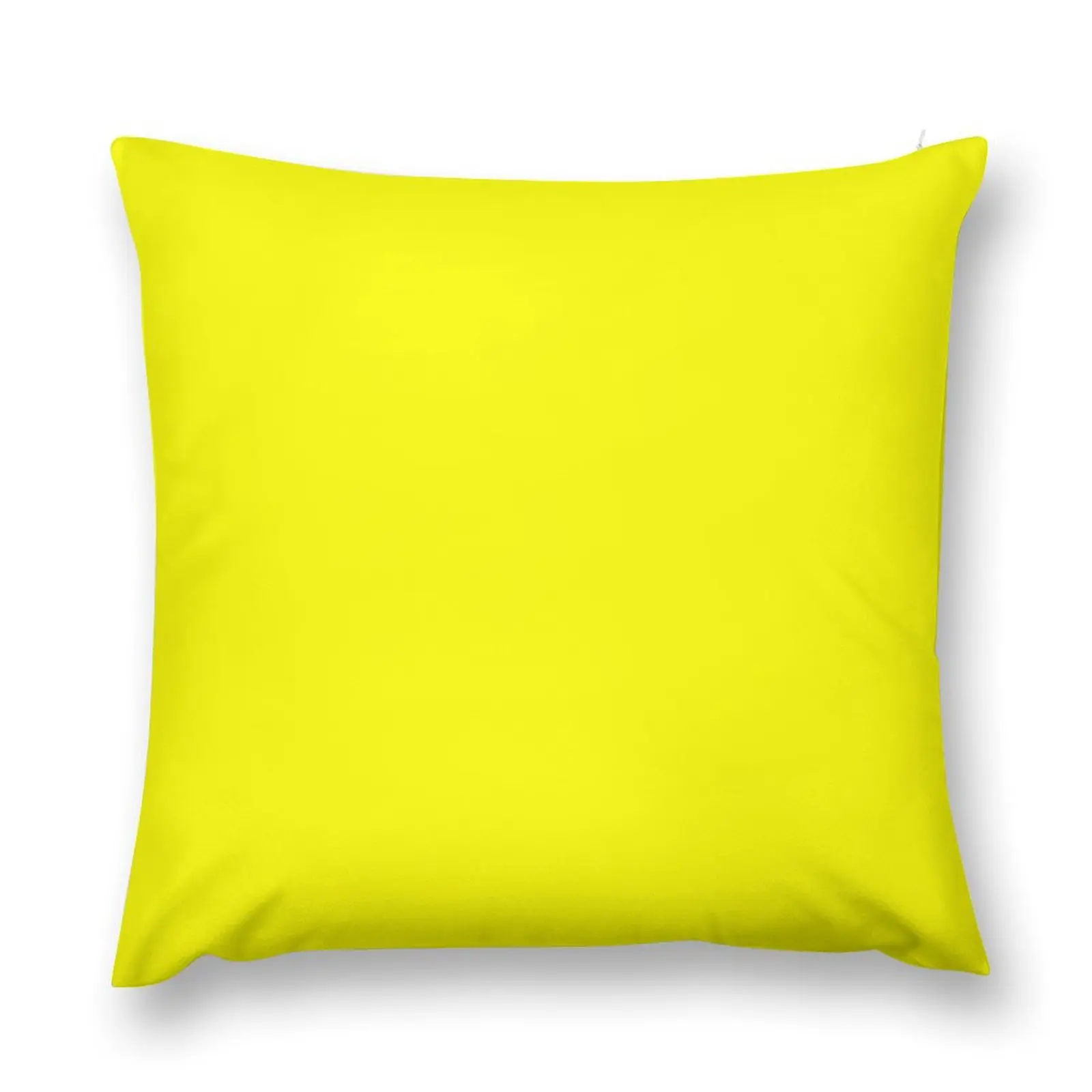 

Solid Colour Electric Yellow Neon Yellow 2 Throw Pillow Pillowcases Cushion Covers Sofa home decor items pillow