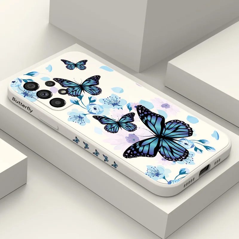 The Flowers Dance Phone Case For Samsung Galaxy A73 A53 A33 A23 A13 A03 A72 A52 A52S A32 A22 A12 A71 A51 A31 A21S 4G 5G Cover