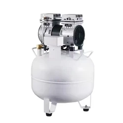 650W Dental Lan Silent Oil-free Air Compressor One Drive One