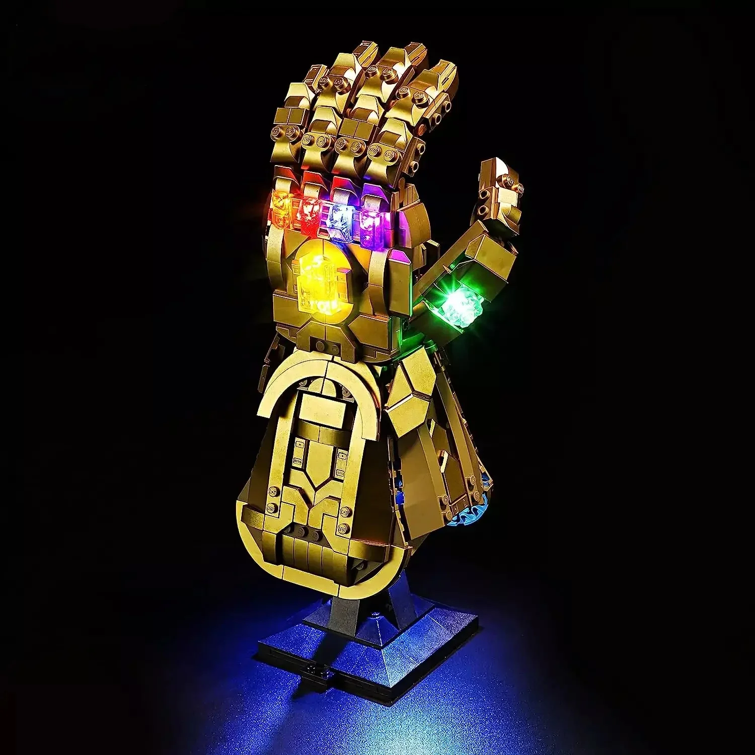 (Blocks not included) 5V LED Lighting For 76191 Infinity Gauntlets Light Up your Building Blocks With Battery Box