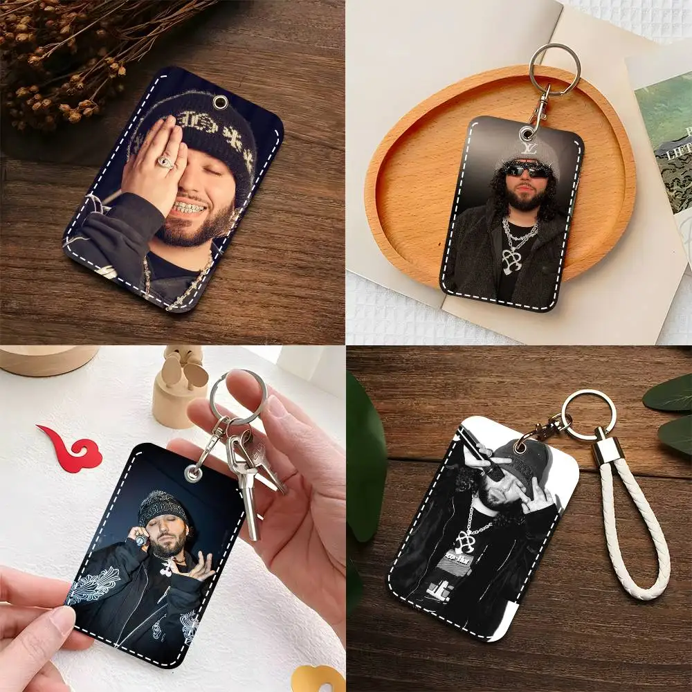 

1 шт. Кожаный брелок-картхолдер Rapper O-Odetari для карт доступа и ключей