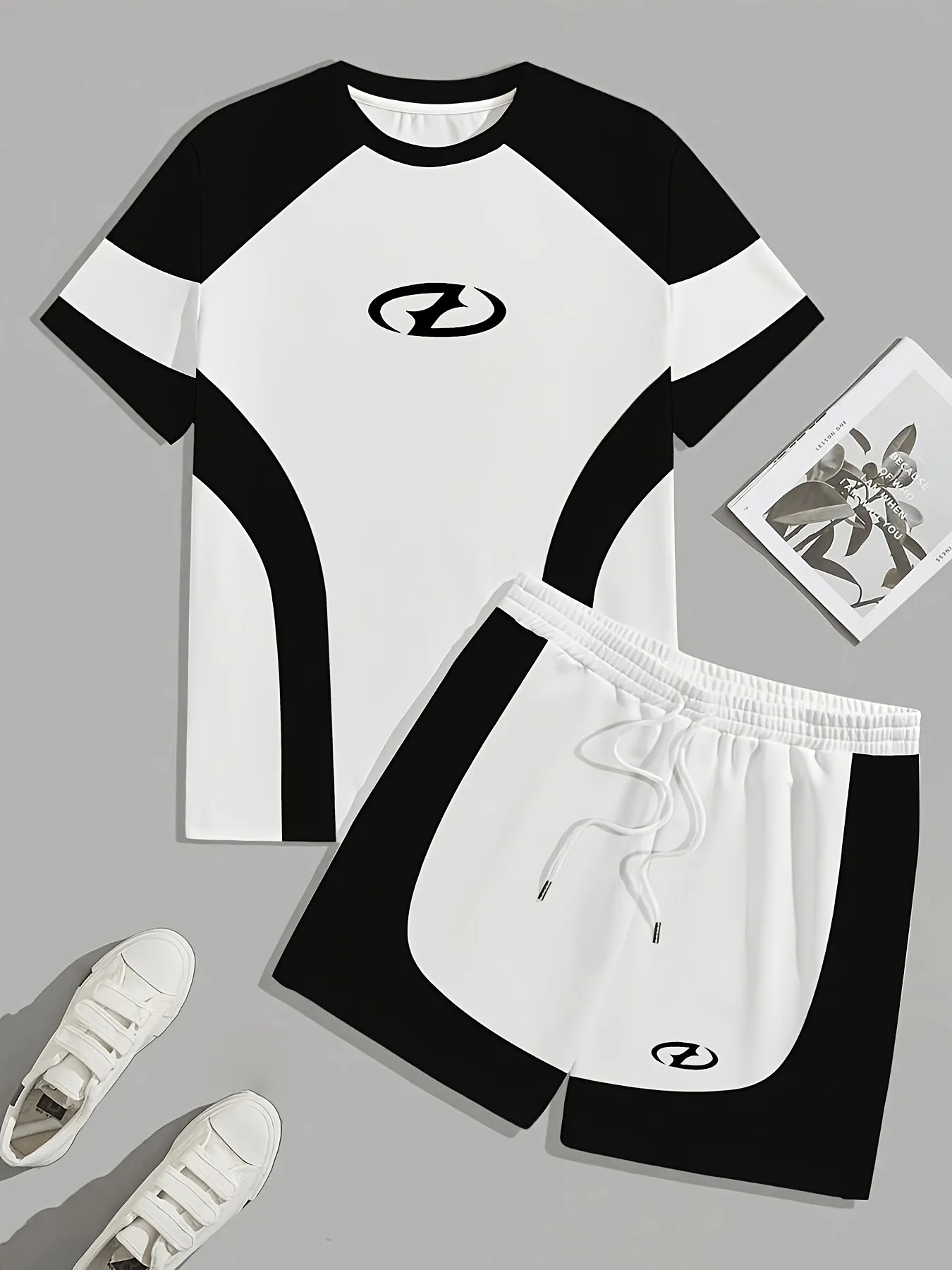 2026 Summer New Street Fashion Comfortable Soft 3D Pattern Printed Women's Short-Sleeve Suit