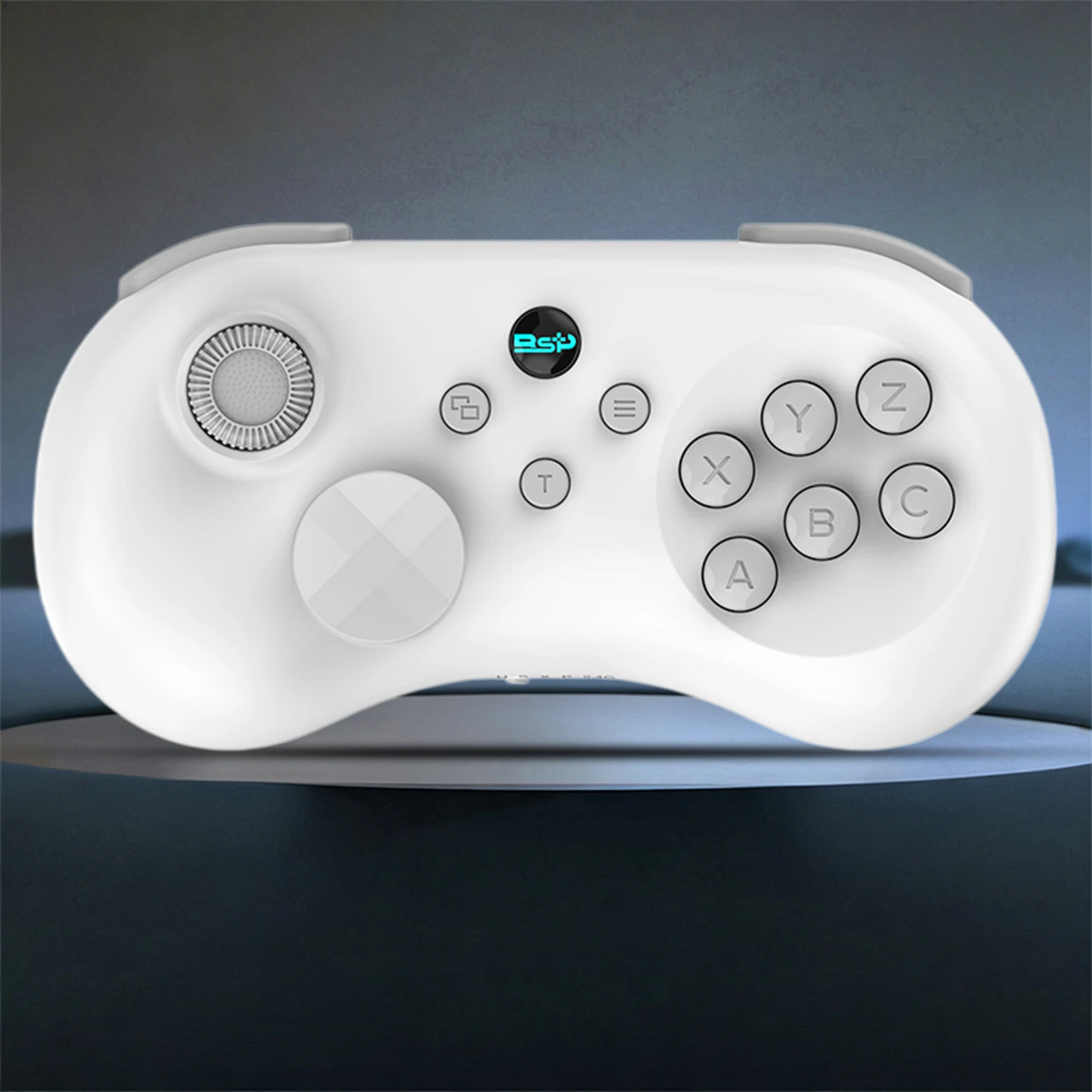 

Six Button Gamepad Joypad Anti-Drift Hall Effect BT Gamepad Control Joystick with Turbo Fit for Switch Console Windows PC