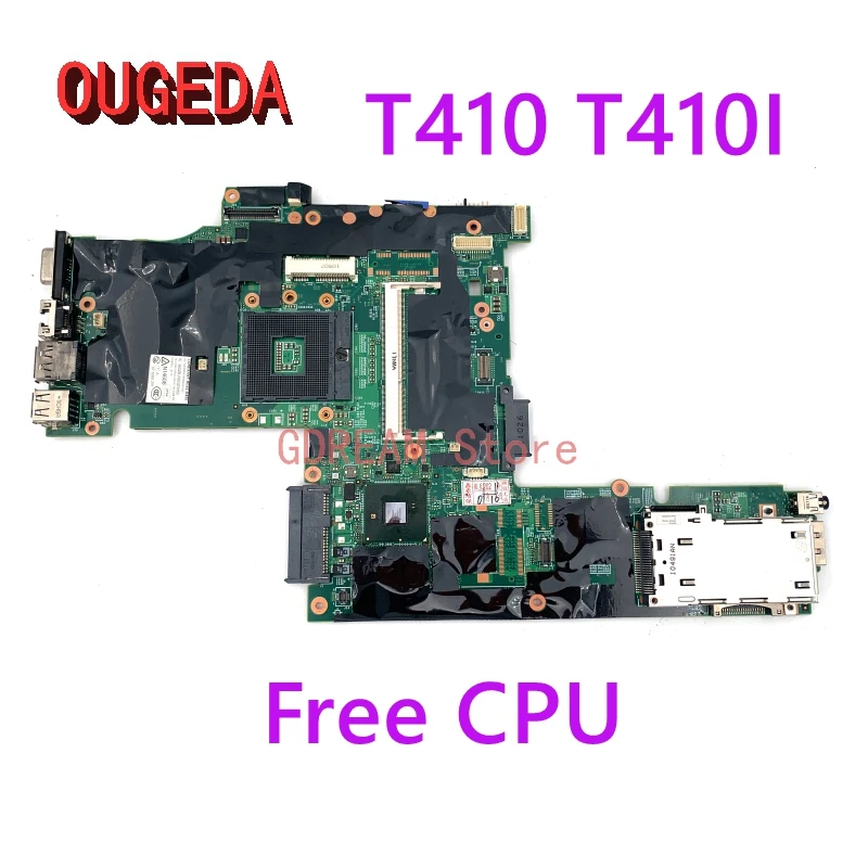 

OUGEDA 04W0503 63Y1583 63Y1481 63Y1483 75Y4066 60Y5713 laptop Motherboard For LENOVO Thinkpad T410 T410I HM55 Main board tested