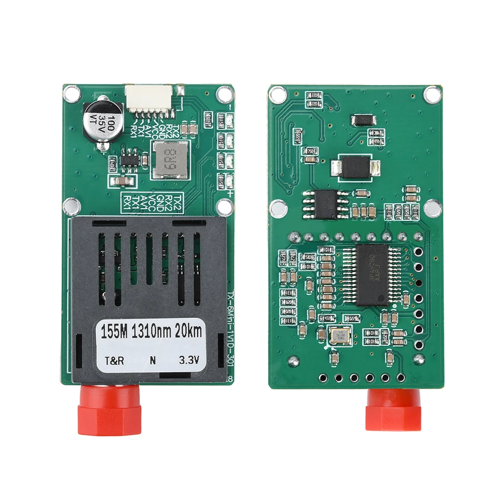 Sky/Earth TTL Optisches Transceiver-Modul DC 5,5-26V FC RX/TX/AV/VCC/GND-Schnittstelle für Drohnen TTL-zu-Glasfaser-Modul – Detail 5