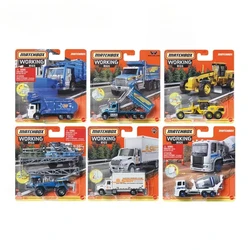 Original Streichholz schachtel Arbeits platten Auto Spielzeug Metall Druckguss GMC Dämpfer LKW Fahrzeug Modell Spielzeug für Jungen Sammlung Geburtstags geschenk