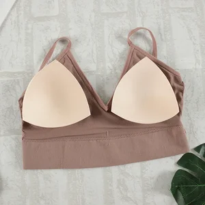 Sewingless inner clothing for women, sexy panties, g-string bralette, female lingerie, soft harvest top, 2pcs 8 Main Sales Set Calcinha and Bra - №2