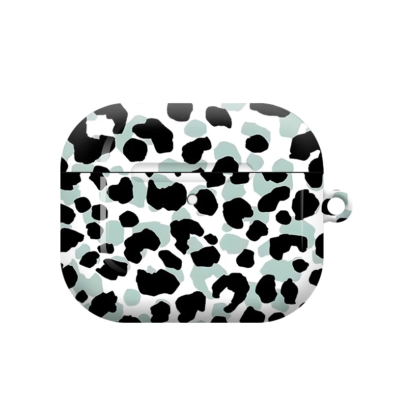 

Ins Cute Blue mint spots Shockproof Protective Cover Case for AirPods 1 2 3 4 Pro2 with Charm Pendant