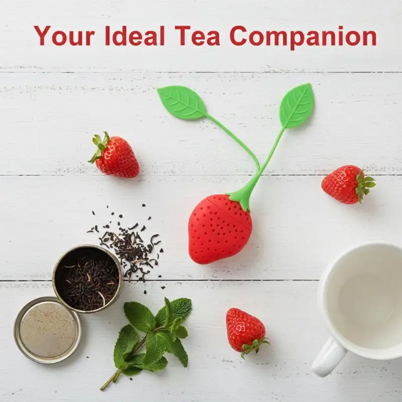 New Silicone Tea Infuser Teabag Kettle Loose Tea Leaf Strainer Ball Holder Herbal Spice Filter Teapot Gadgets Tea Brewing Device