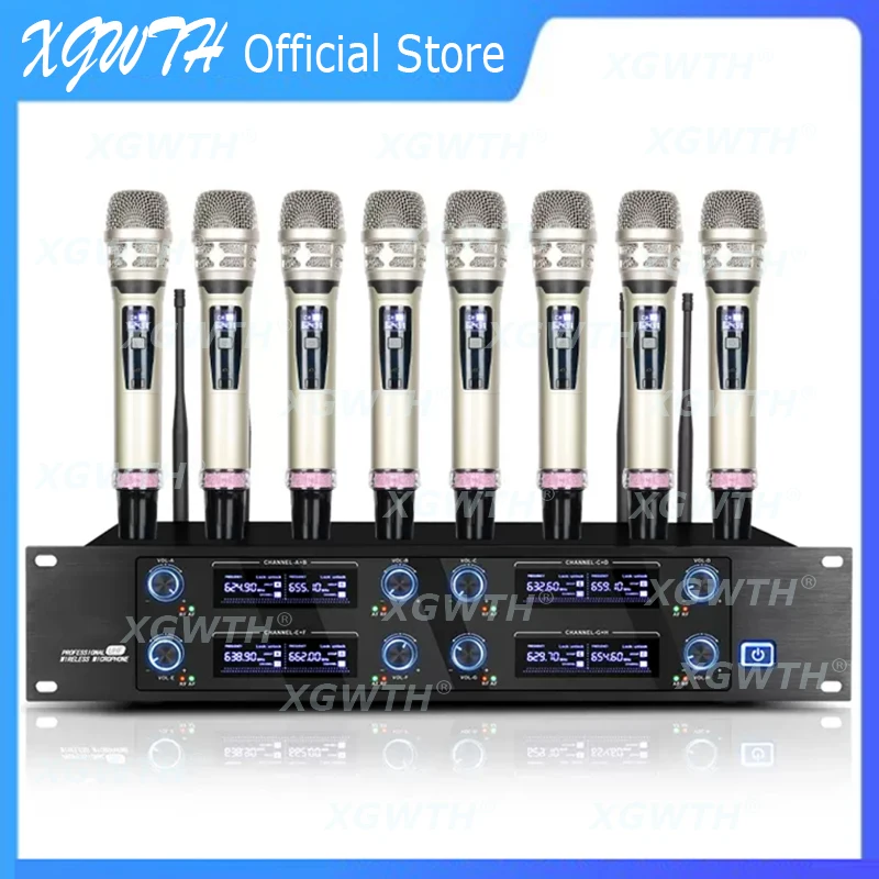 

Digital UHF Wireless Microphone System KSM8 KSM9 Karaoke Handheld Mic Cordless Condenser Headset Microfone DJ Stage Studio Audio