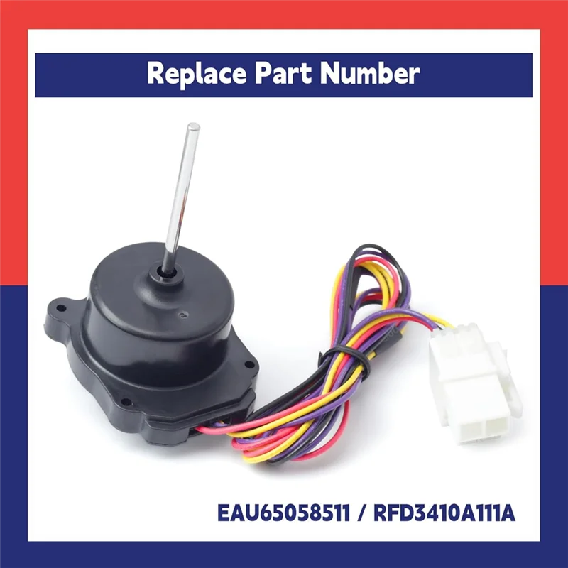 

AB66-Refrigerator Condenser Fan Motor Assembly Compatible Motor Parts Replace RFD3410A111A