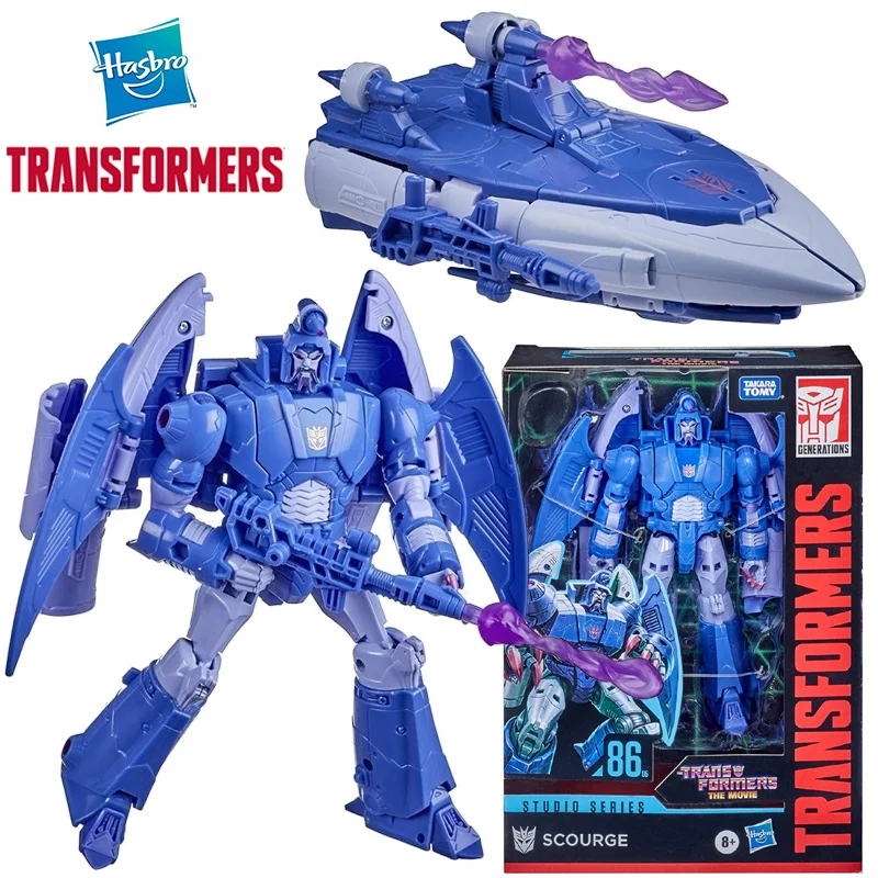 

Hasbro Трансформеры Серия Movie Studio SS86-05 Scourge Voyager Class Аниме Оригинальная фигурка Модель Игрушка Подарочная коллекция