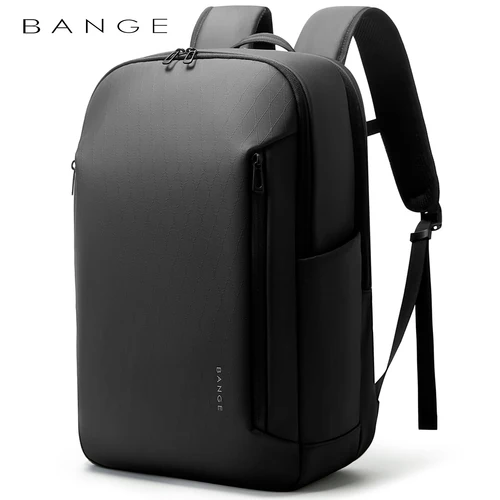 Imagen 1 del producto BANGE nuevo Casual multibolsillos gran capacidad diario 15,6 pulgadas portátil ligero impermeable para viaje de negocios mochila espaçosa para hombres con YKK