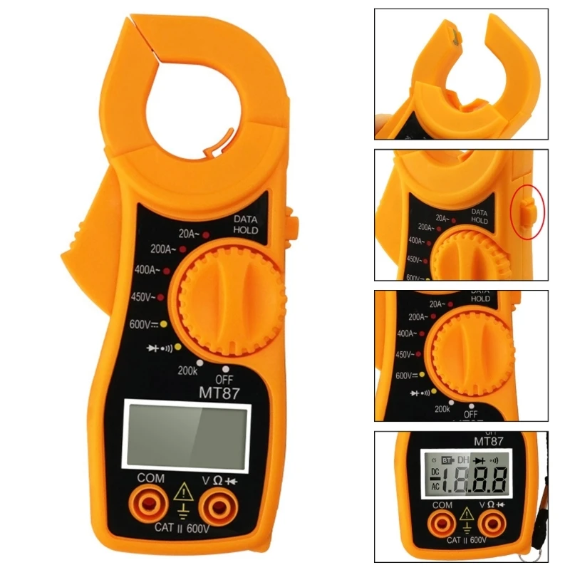  Miniature Clamp Meter Tool Easy to Use for Circuit Diagnosis Efficient Testing
