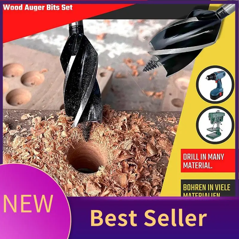 

Сверло по дереву, 8 предметов, как показано на рисунке, сверло с 4 канавками для мягкой и твердой древесины, пластика, гипсокартона (10–32 мм)