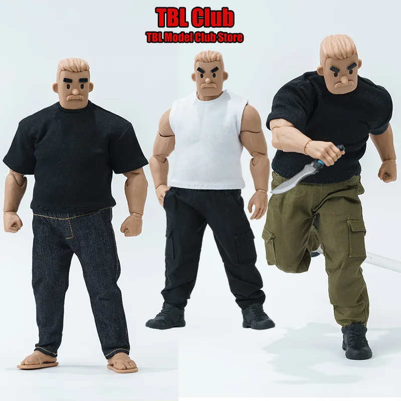 

1/12 1/10 масштаб брюки-карго с манжетами на ногах жилет футболка мужская одежда для ADAM NT-03 6-дюймовая экшн-фигурка солдата