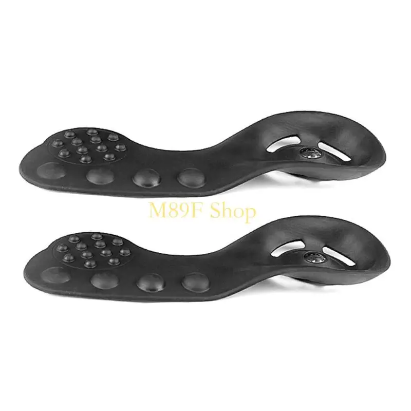 M89F Ergonomic Flat Feet Insoles Massage Granules Message Durability TPE