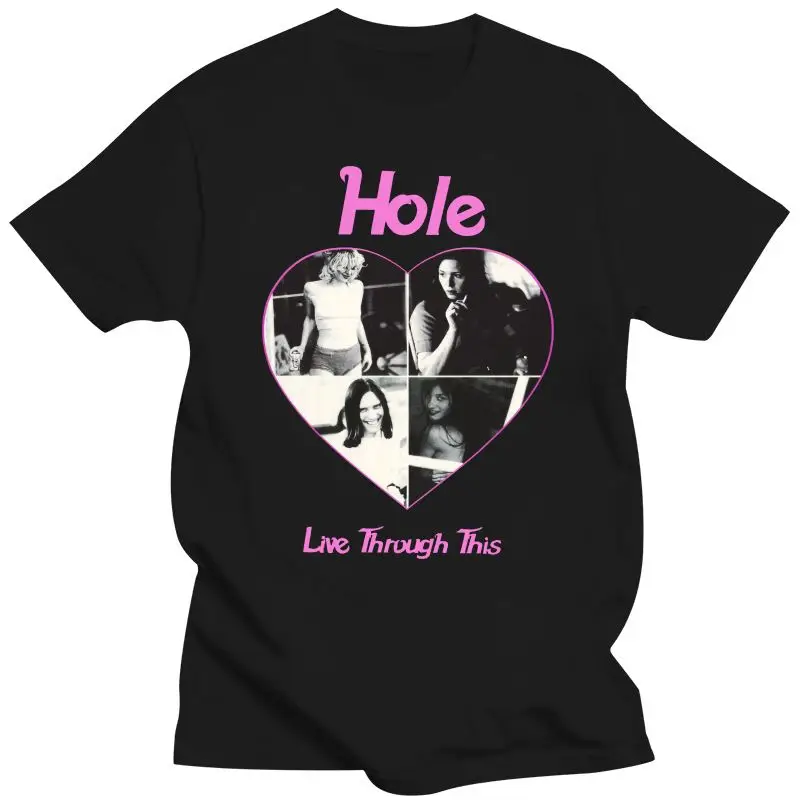 New HOLE Courtney Love Grunge Band T-shirt Womens Style