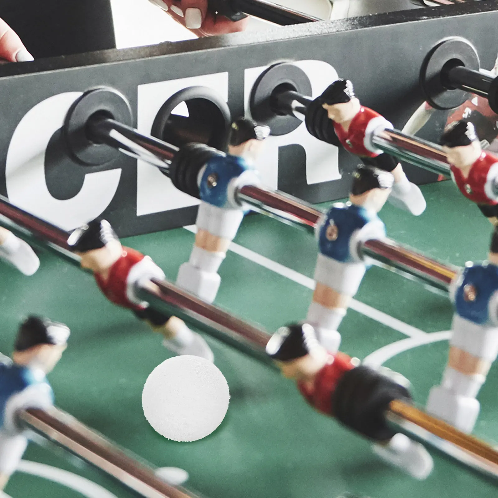 Tabletop Foosball Ball Mini Replacement Soccer Ball for Indoor Tables Silent Gameplay ABS Construction Portable Family Fun Table